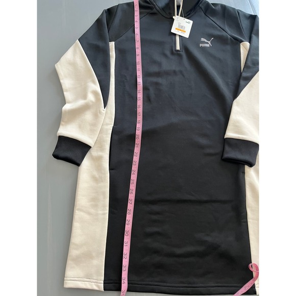 Nwt Puma Archive Retro Short Black and Cream Dress Small - Picture 5 of 7